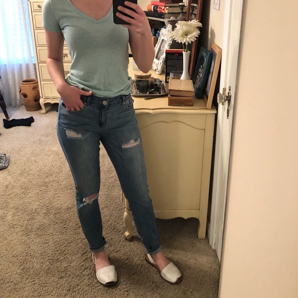 Refuge Distressed Skinny Jeans